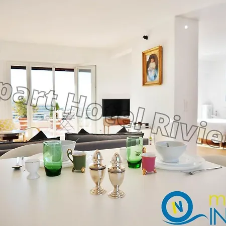 Riviera: Luxurious Loft With Sea View Terraces Apartment *